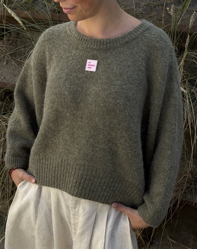 American Vintage - East Jumper Strik - Melange Lizard